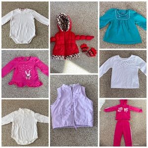 18M long sleeve shirts and coats